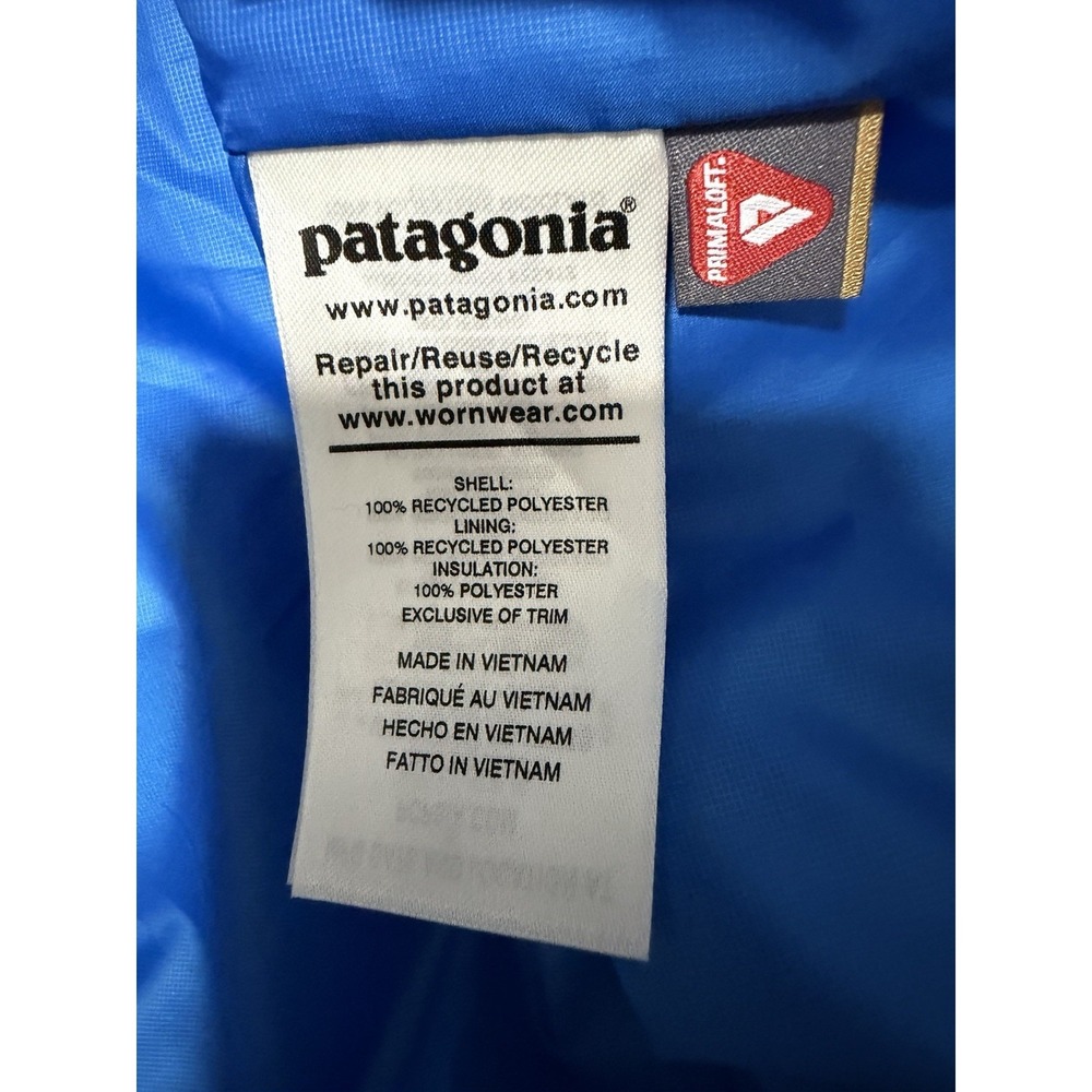 Patagonia Nano Puff Vest Andes Blue w/Andes Blue Men's Size Medium - Picture 10 of 11